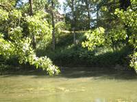 L'étang et vue sur le gîte