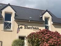 façade-LE-SHERMAN-graffeur-ww2-seconde-guerre-mondiale-secteur-américain-omaha-beach-calme-