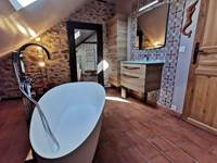 La salle de bain de la chambre La Malmaison