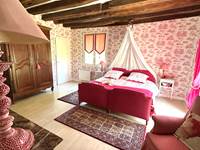 la suite parentale Pivoine et sa salle de bain attenante