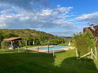 DOMAINE DU CHAMP DE L'HOSTE -  maison d'hôtes à Larzac 24170 - la piscine
