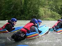 Descente en Hydrospeed du Gave de Pau en groupe