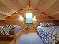 Chambre 2 Chalet Ouessant 140x190 et single 90x190