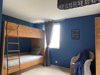 Rez - Chambre bleu - 2 personnes + lit superposé