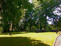 Parc devant le château