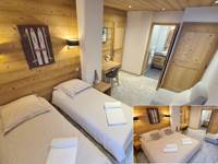 Chambre avec salle de bain - possibilité lit double 160 avec surmatelas