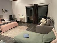 Chambre Pic du Midi préparée pour 4 personnes