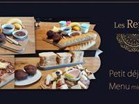 Petit déjeuner et menu midi et soir