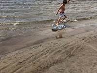 Les enfants à la plage