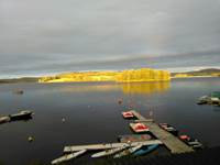Coucher de soleil sur l'île aux serpents