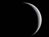 Vue de la lune depuis notre télescope