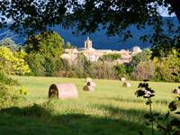 Le village de Cruis vu depuis la bastide