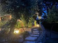 Garden at night Terrace