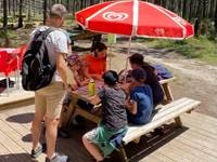 Lancement d'équipe pour l'exploration en forêt