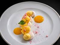 Meringue crémeux au citron, ainsi que son gel