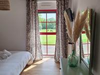 Vue sur les chevaux de la chambre randonneur