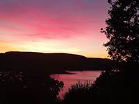 Coucher de soleil sur Nergout