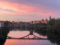 Coucher de soleil sur Montauban