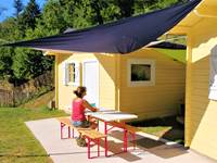 Twin Cabane, terrasse