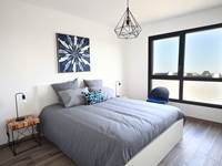 Chambre double à l'étage