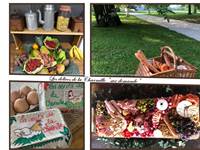 sur commande: panier de viennoiseries, planches apéro, corbeilles de fruits...