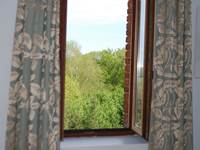 vue sur la nature Chambre Cabanon au Ranch des Lacs