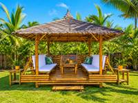 Kiosque en bambou