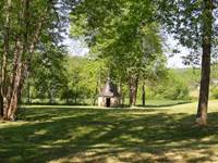 Cabane borie parc château