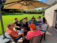 Gite La demoiselle ô bois - terrasse pour 9 personnes