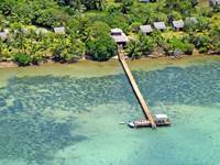 Vue aérienne Boraha Village Ile Ste Marie Madagascar