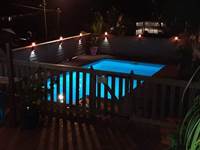 notre piscine la nuit