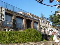 terrasse sur les hauteurs de Collioure