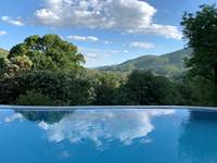 Vue depuis la piscine