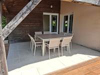 Gite du Causse Loubressac Terrasse couverte