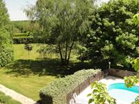 Chambre d'hôte la Tour vue chambre dordogne perigord les Feuillantines bnb