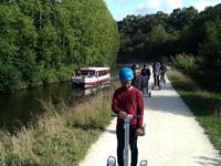 Equipe d'entreprise , bords de Rance entre Dinan et Lehon. 092019