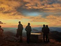 Couché de soleil Mont Chiran