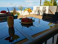 Terrasse ensoleillée