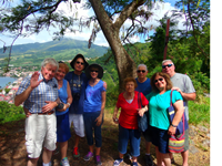 Clients Food tour Pile et face Martinique