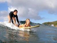 Le spot de surf