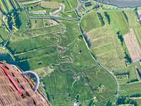 marais de la seudre vus de montgolfière