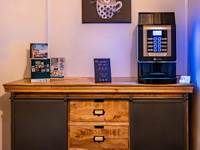 Espace café en libre service