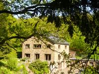 Vue du gîte en fotêt