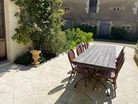 la grande table de la terrasse