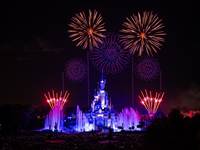 Feu d'artifice Parc Disney