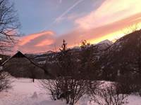 Soleil d'un soir d'hiver