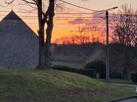 Coucher de soleil sur Falmagne