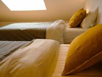 chambre 2 lits simple modulable en lits double