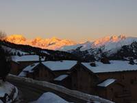 Coucher de soleil sur le Mont-Blanc