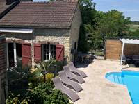 Lerougeetblanc-chambre hote gite-auxerre yonne bourgogne franche comté-piscine spa sauna hammam jacuzzi-famille couple mariage-repas dégustation- repos calme campagne-guedelon vezelay chablis joigny_EspaceDétente6
